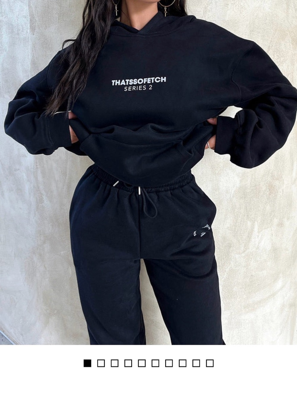 THATSSOFETCH Series 2 Black Hoodie